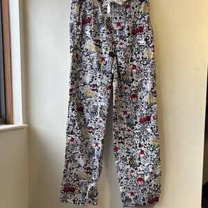 Disney Parks Women’s Mickey Pajama Pants Size Small